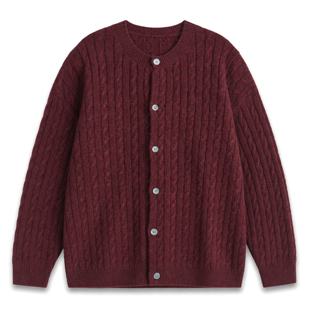 Irwin | Cable Knit Cardigan Button Front – Product Photo
