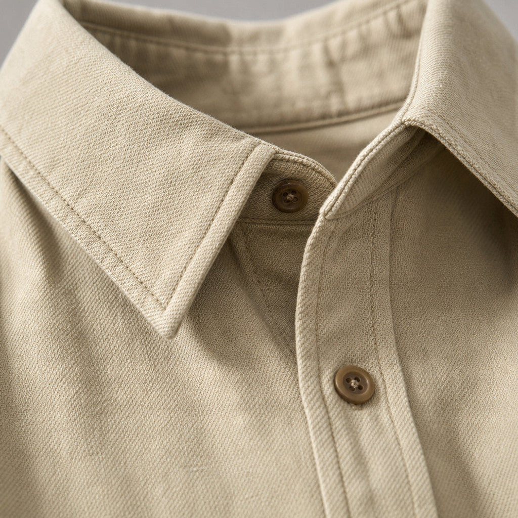 Leonard | Overshirt Washed Cotton Double Chest Pocket