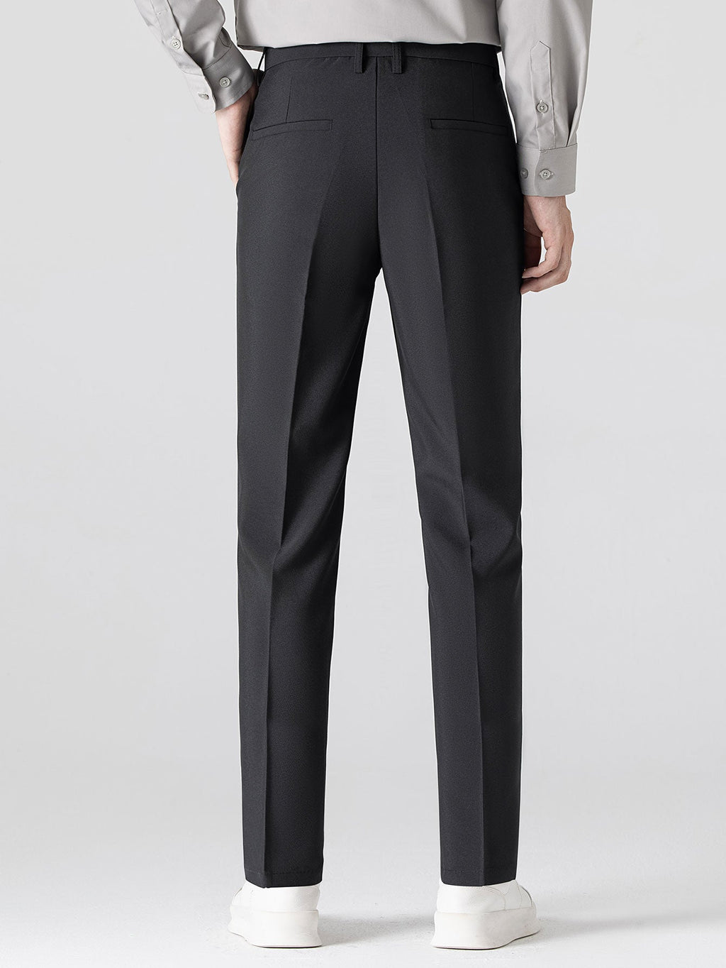 Celvorn | Matching Set Waffle Polo Slim Tapered Trousers