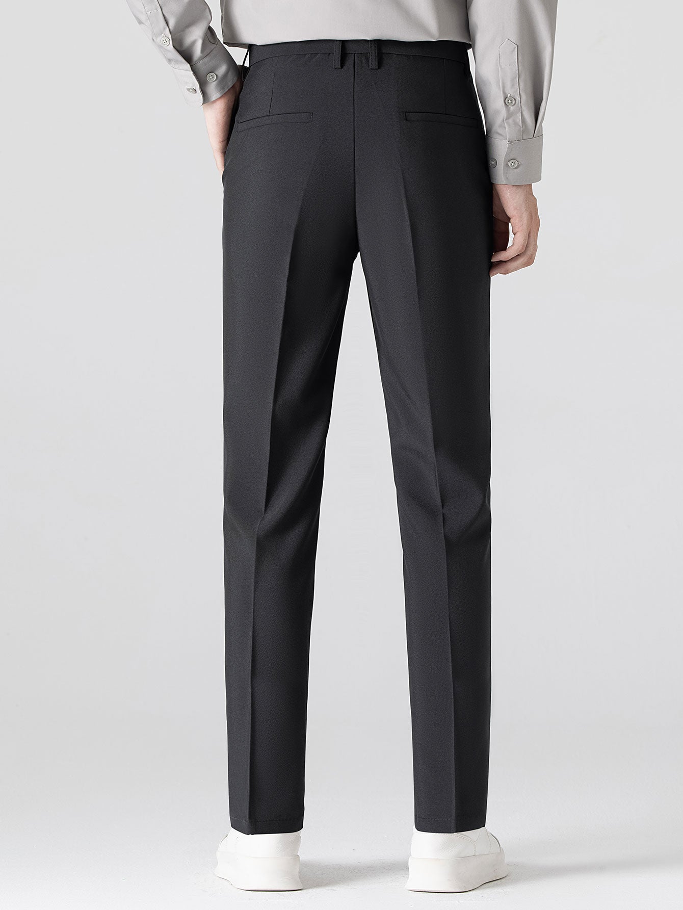 Celvorn | Matching Set Waffle Polo Slim Tapered Trousers