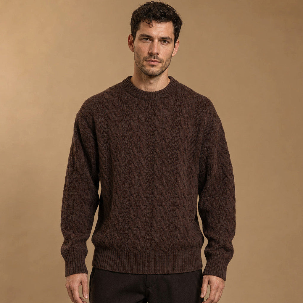 Marland | Cable Knit Jumper Heavy Gauge