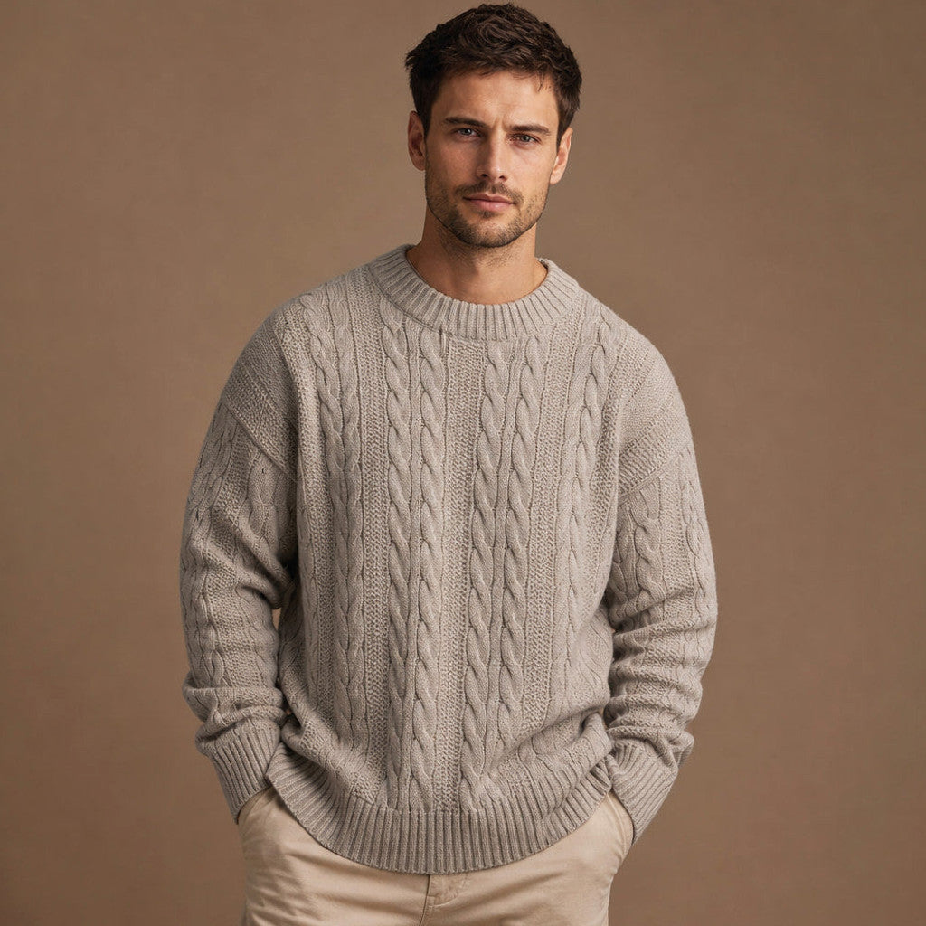 Marland | Cable Knit Jumper Heavy Gauge