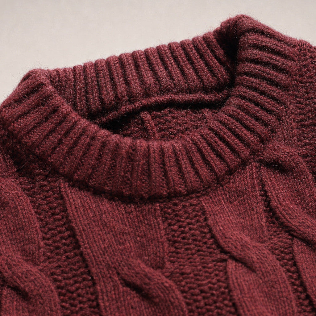 Marland | Cable Knit Jumper Heavy Gauge