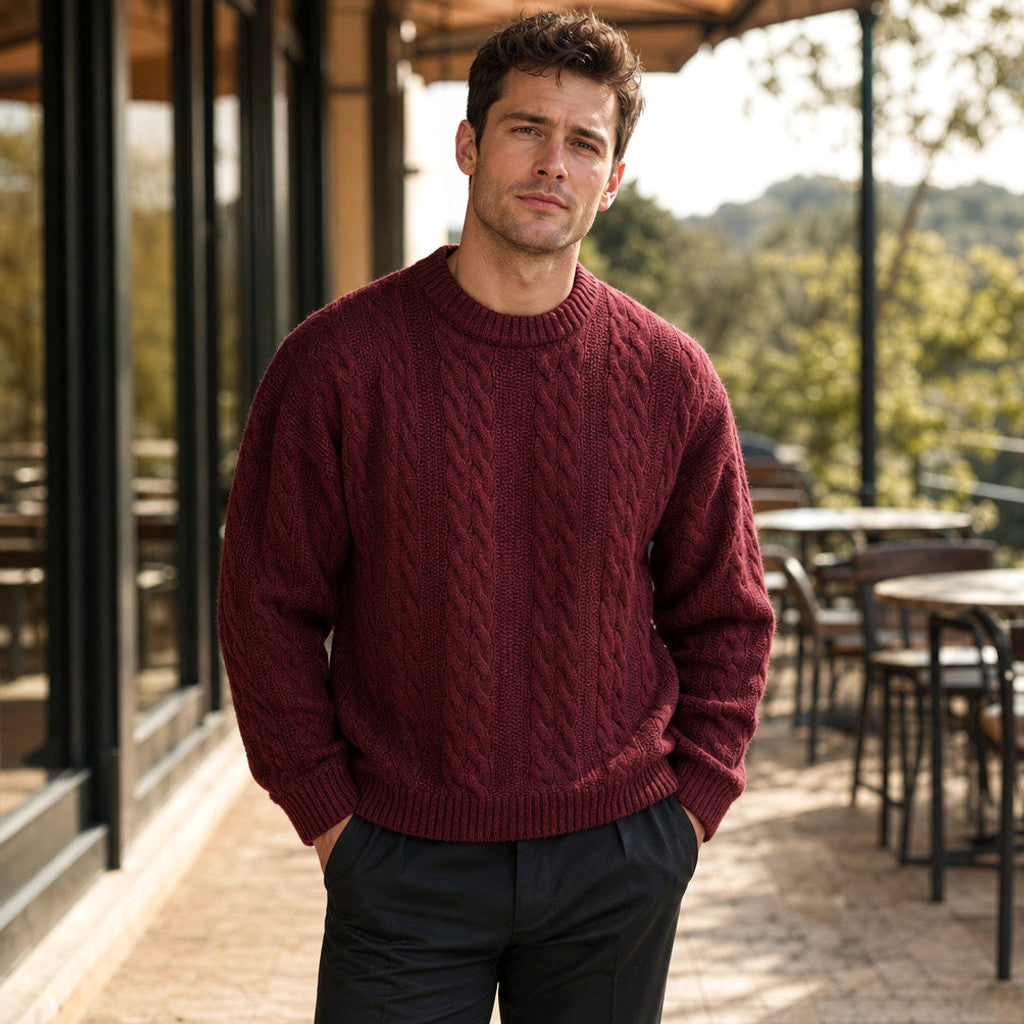 Marland | Cable Knit Jumper Heavy Gauge