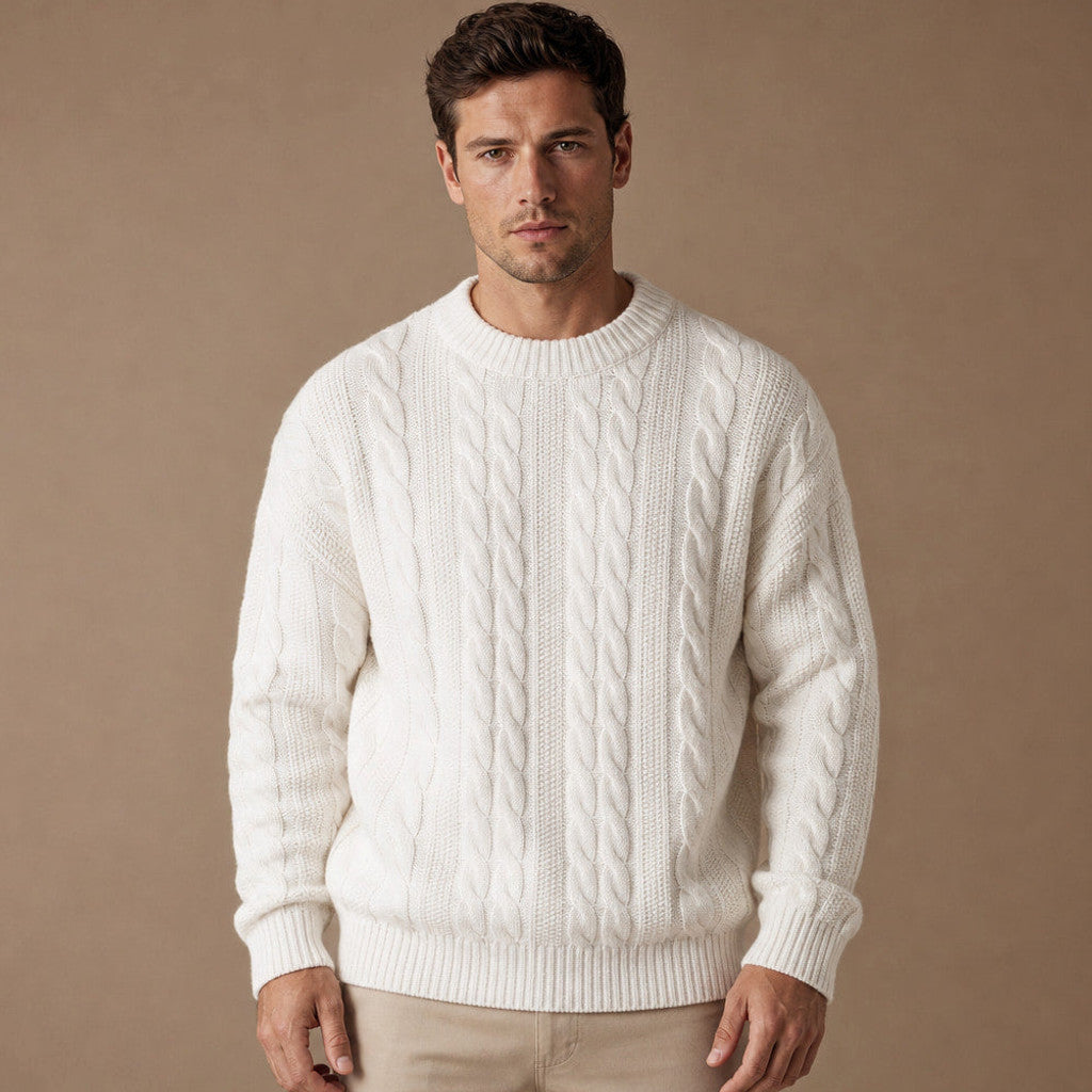 Marland | Cable Knit Jumper Heavy Gauge