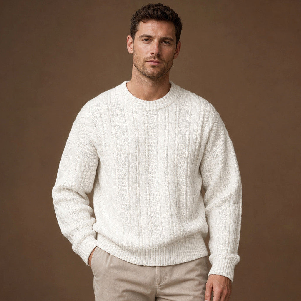 Marland | Cable Knit Jumper Heavy Gauge