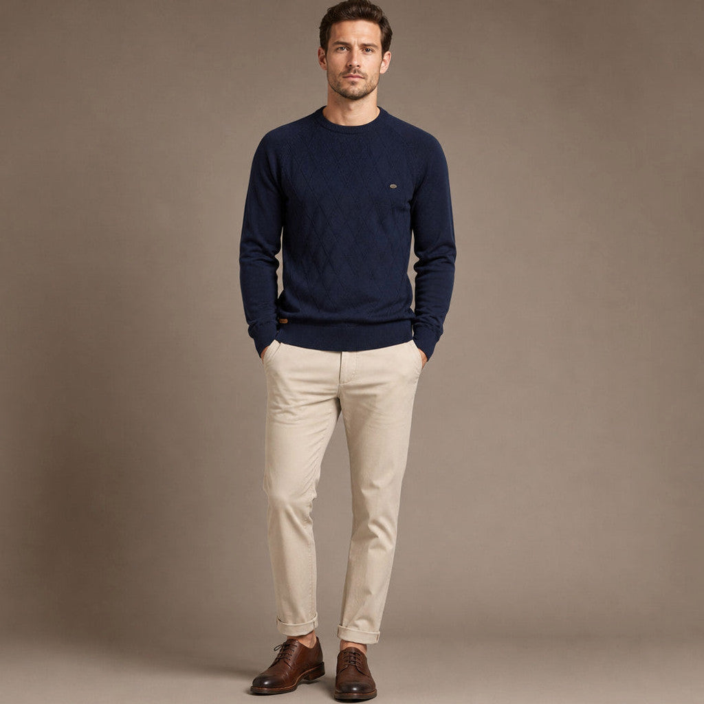 Maxton | Cardigan Knit Pullover Relaxed Fit