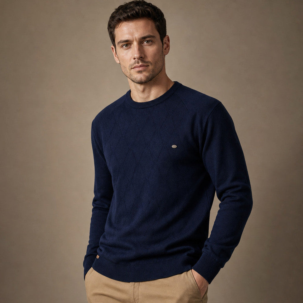 Maxton | Cardigan Knit Pullover Relaxed Fit
