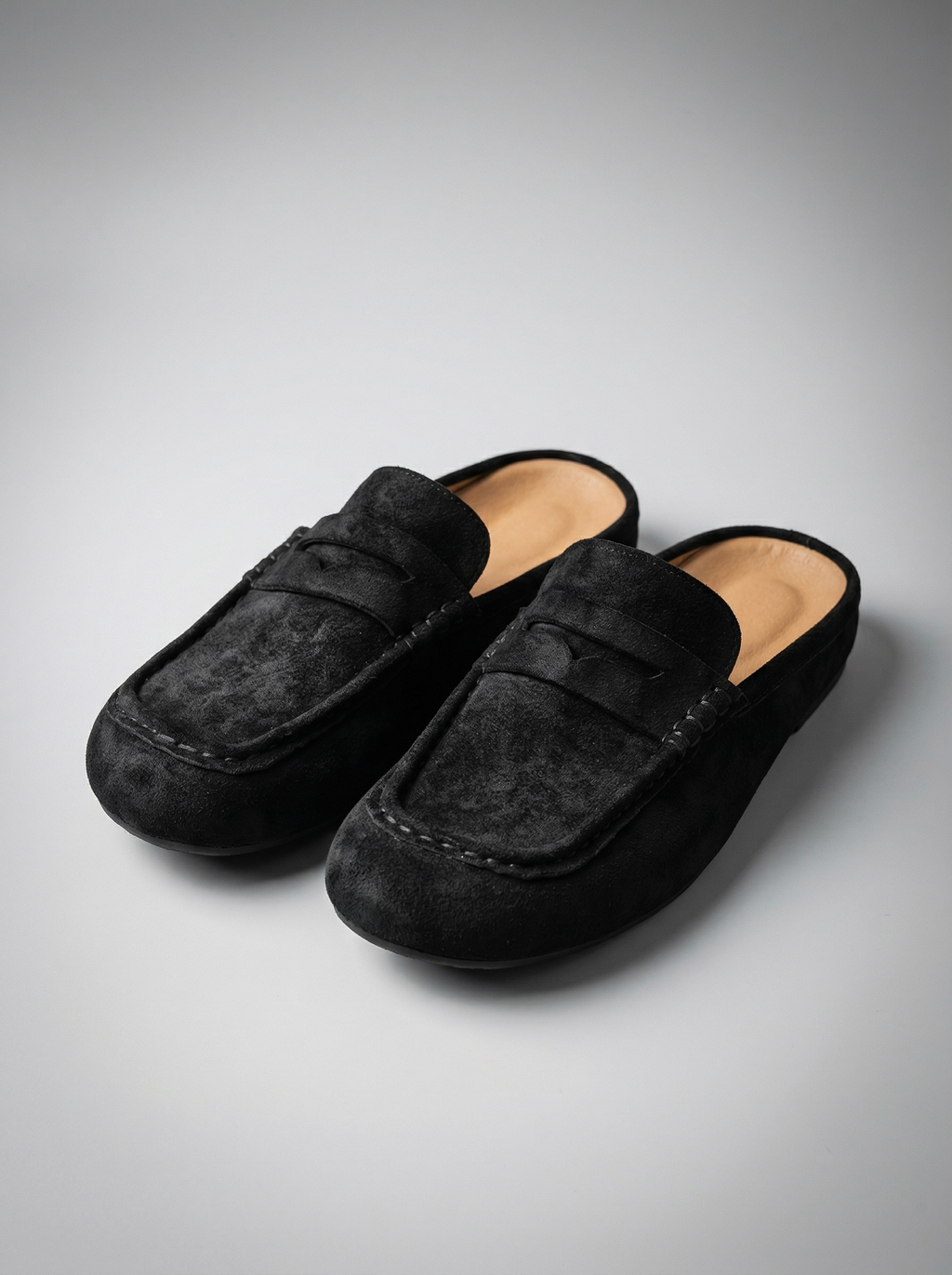 Velnox | Loafers Penny Mule Platform Sole Slip-On