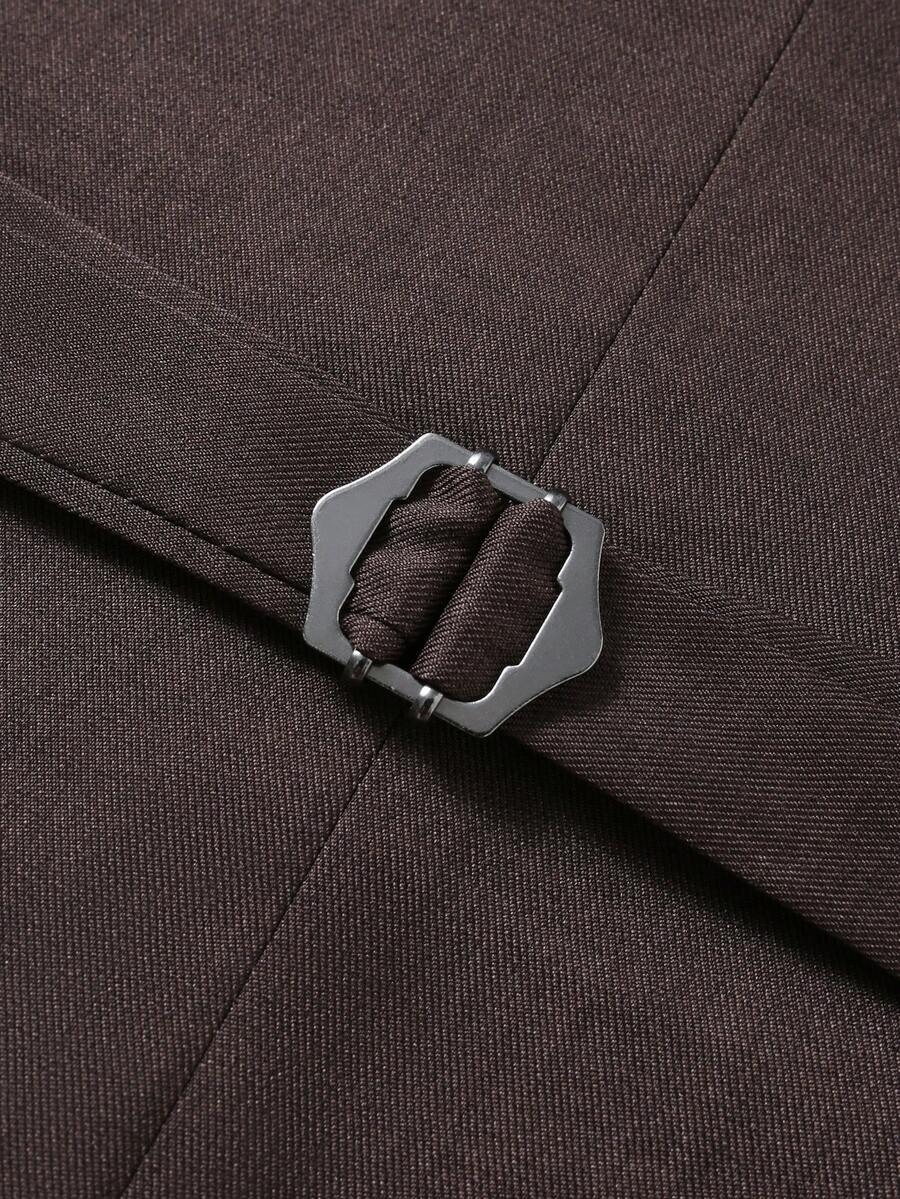 Lornvex | Western Waistcoat Suedette Slim Fit