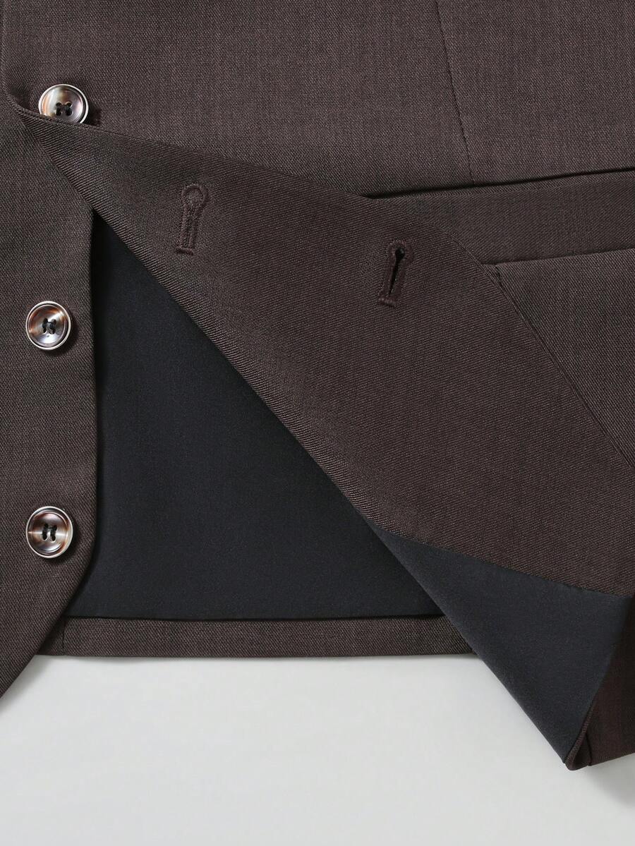 Lornvex | Western Waistcoat Suedette Slim Fit