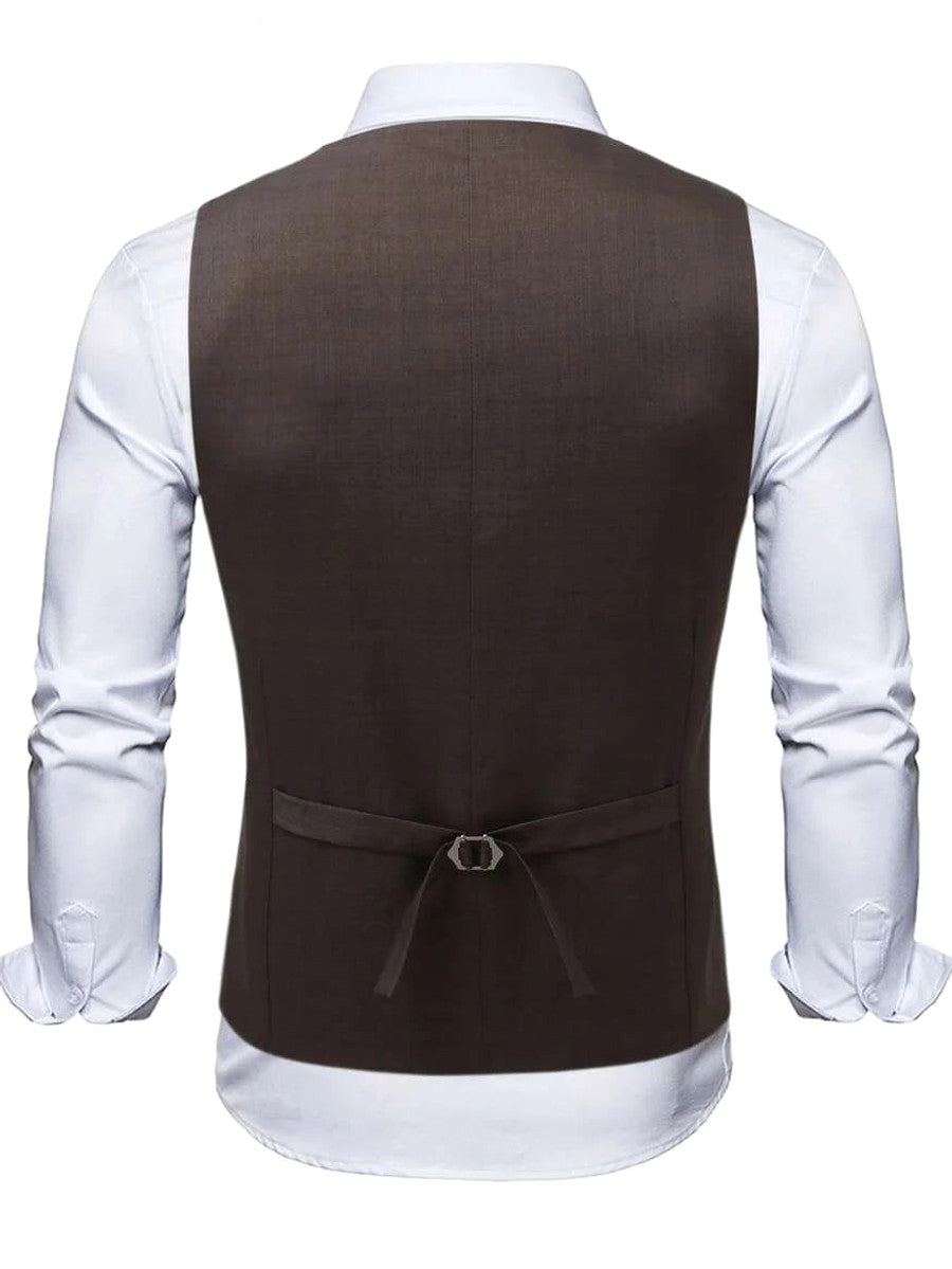 Lornvex | Western Waistcoat Suedette Slim Fit