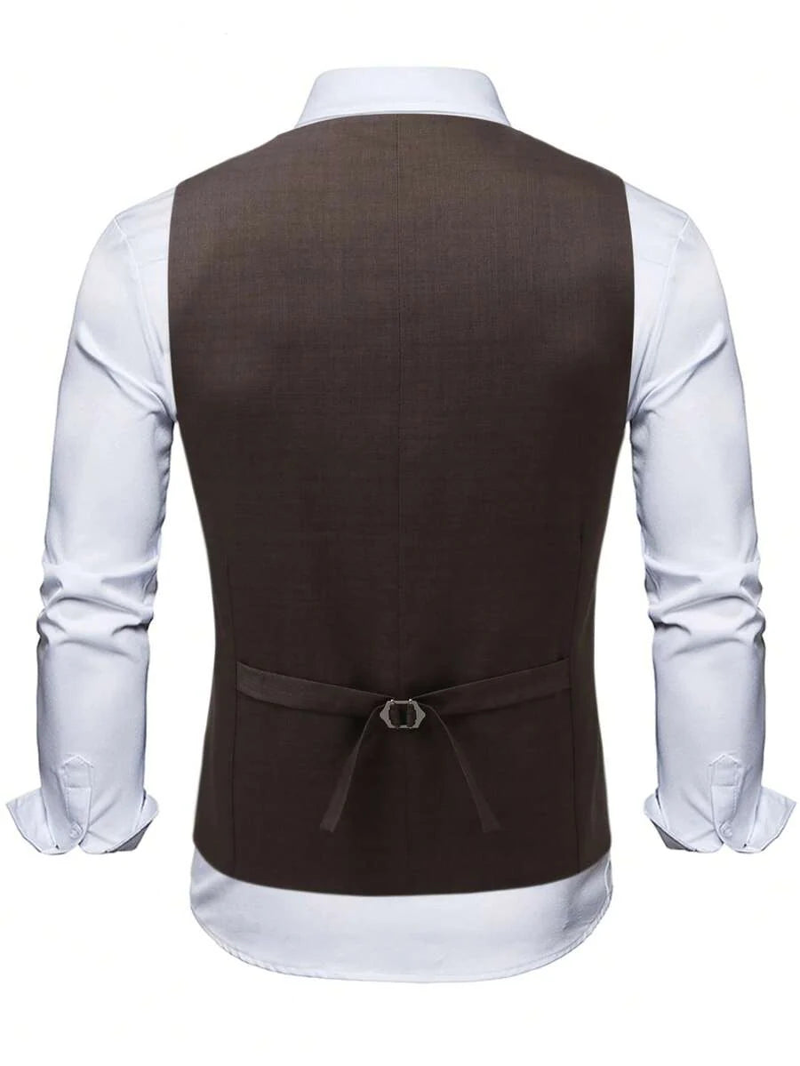 Lornvex | Western Waistcoat Suedette Slim Fit