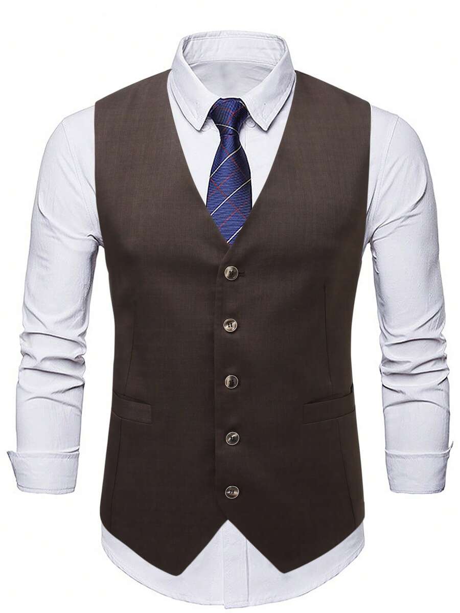 Lornvex | Western Waistcoat Suedette Slim Fit