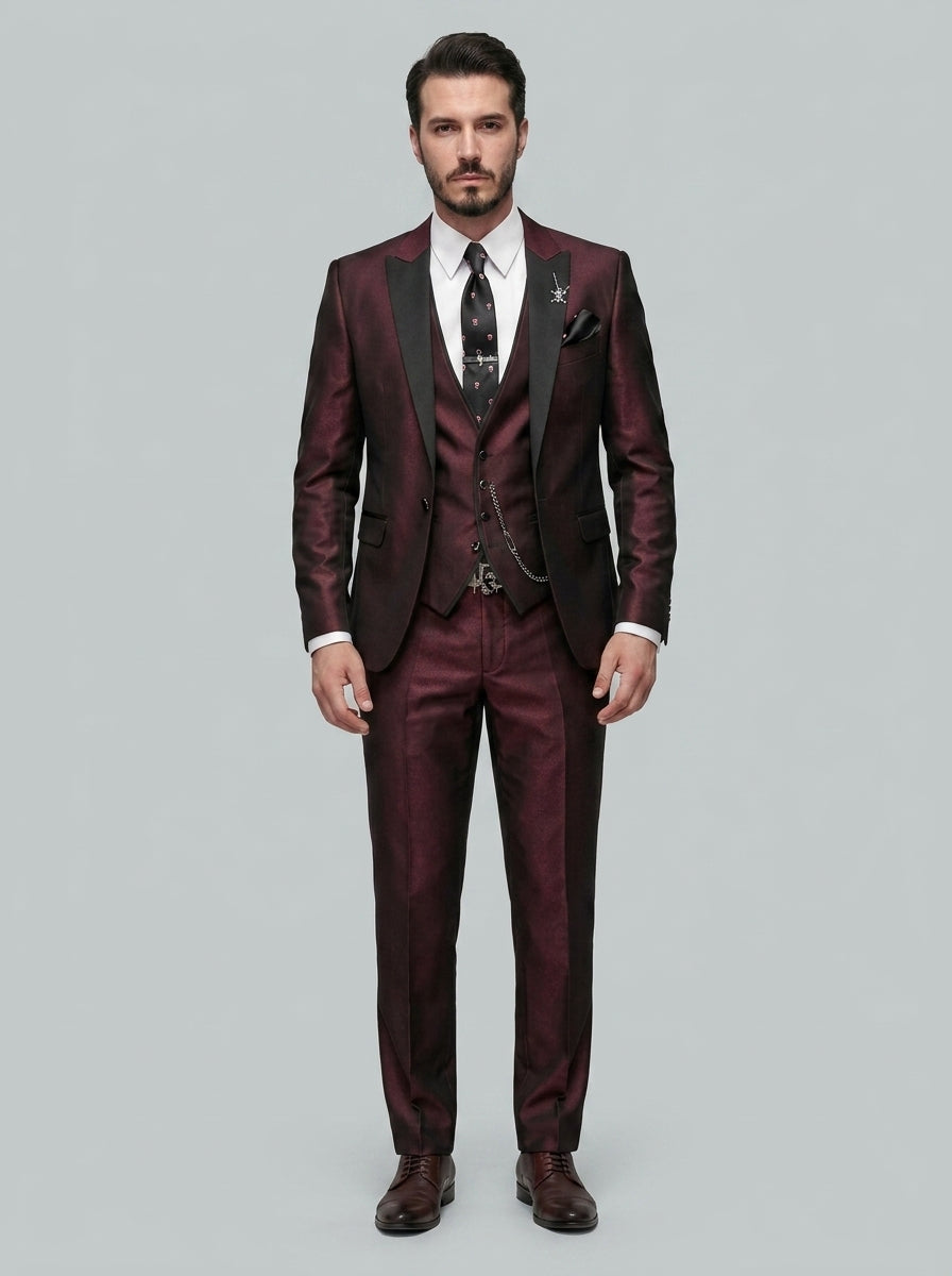3-piece suit set — On Model - Neutral | Generated by Modelize