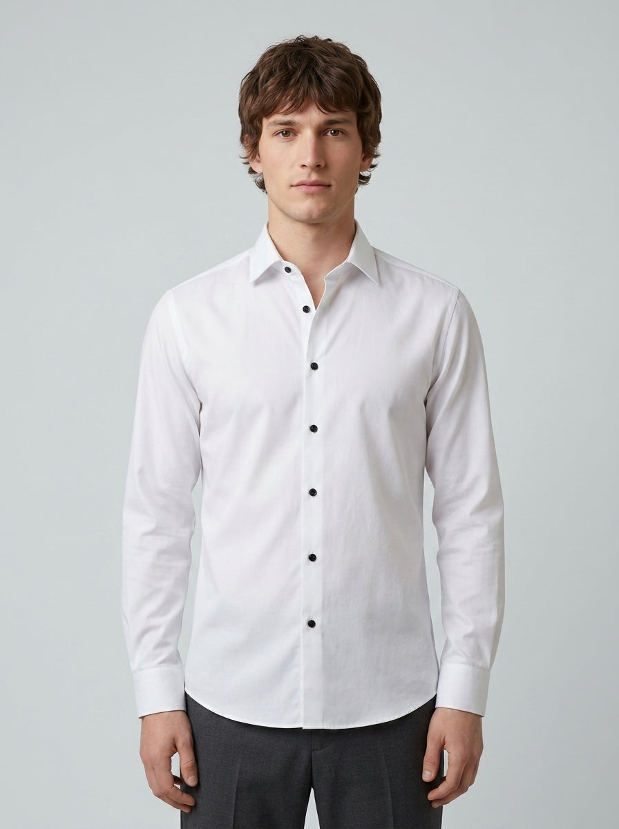 Dress Shirt — On Model - Upper Body | Generated by Modelize