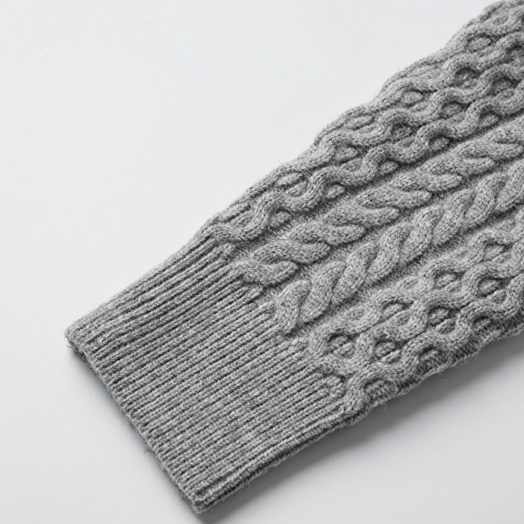 Ogilvie | Cable Knit Cardigan Full Zip