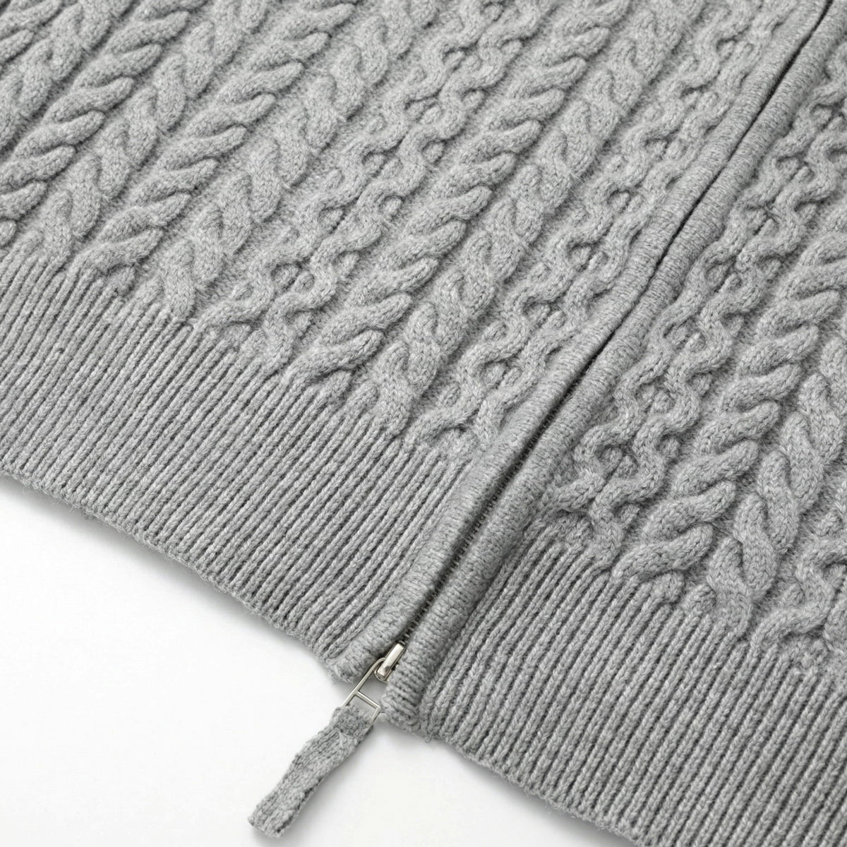 Ogilvie | Cable Knit Cardigan Full Zip