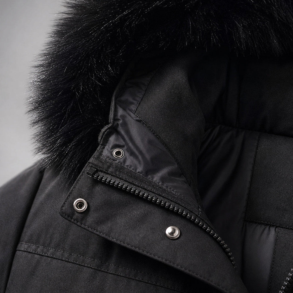 Roland | Packable Down Coat Detachable Hood – Product Photo