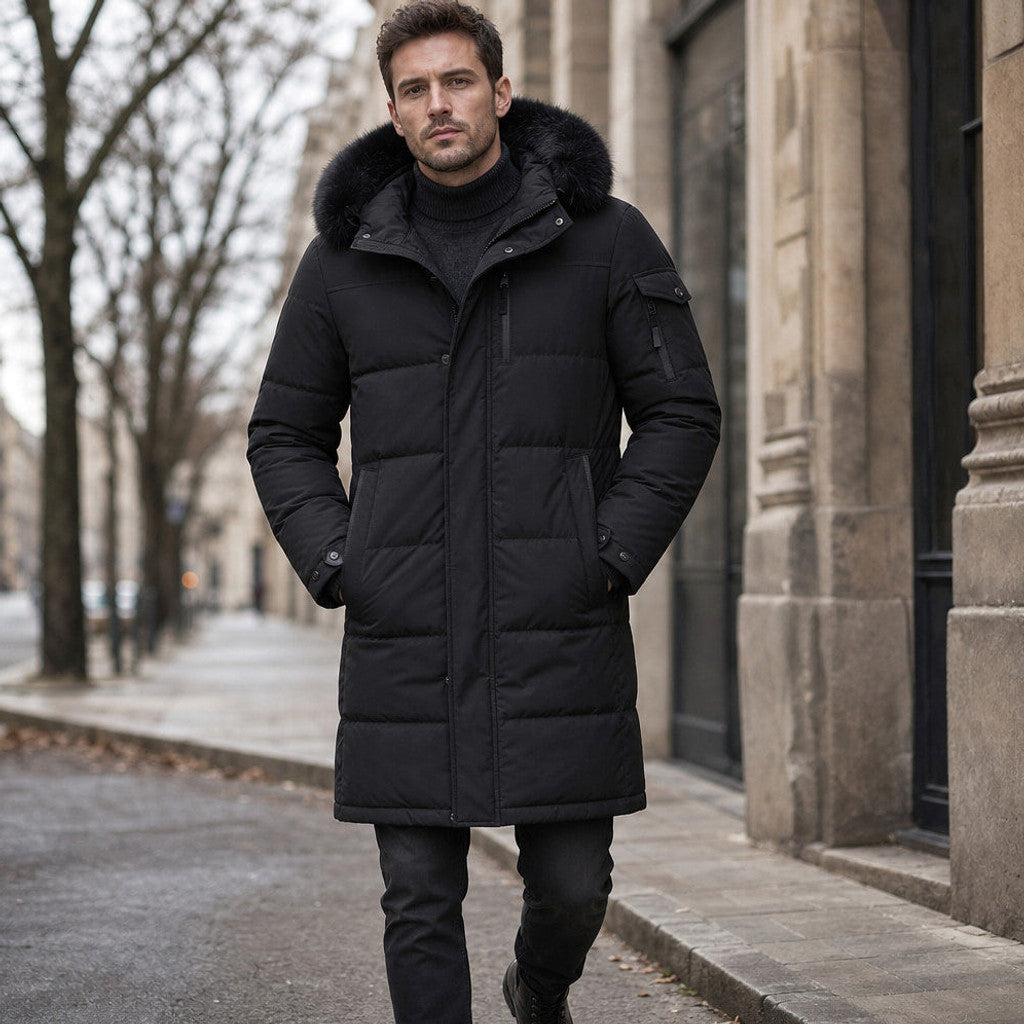 Roland | Packable Down Coat Detachable Hood – Product Photo