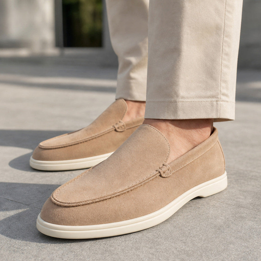 Sterling | Loafer Shoes Suede Slip-On Driving Sole