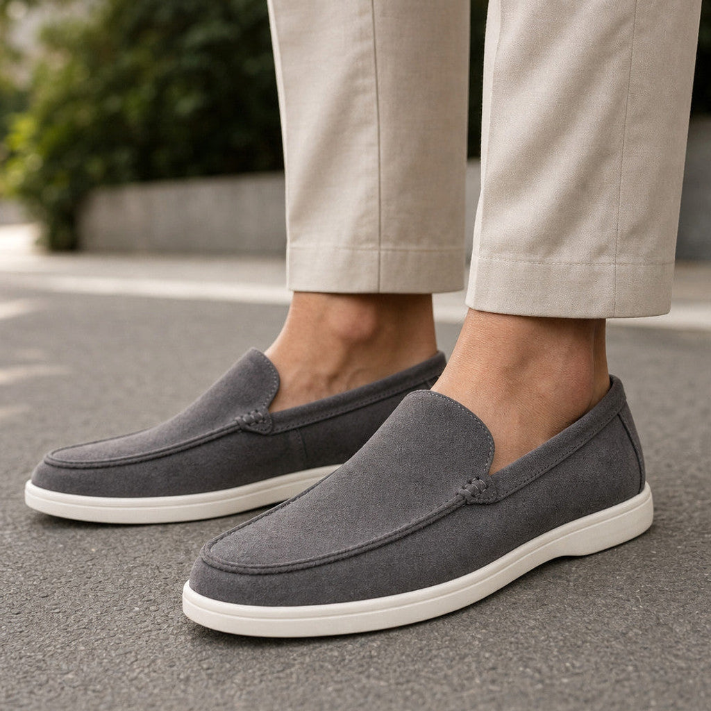 Sterling | Loafer Shoes Suede Slip-On Driving Sole