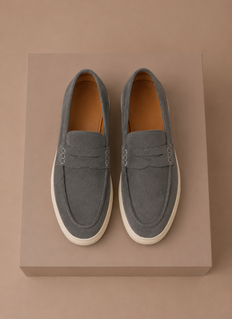 Relvane | Penny Loafers Suede-Look Slip-On