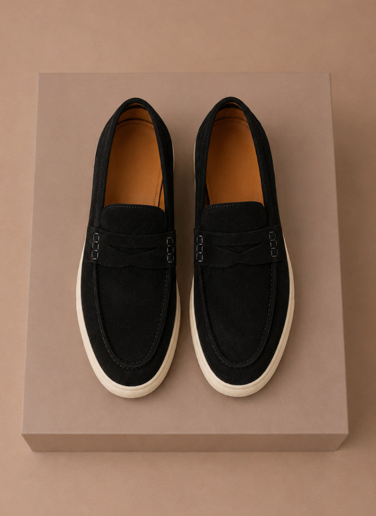 Relvane | Penny Loafers Suede-Look Slip-On