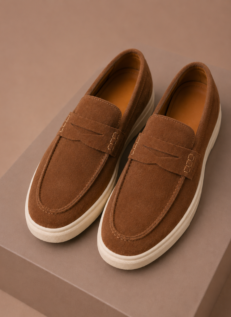 Relvane | Penny Loafers Suede-Look Slip-On