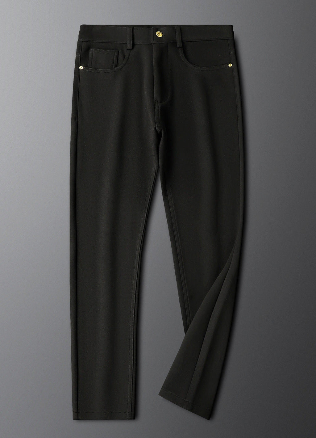 Halvex | Trouser Herringbone Tailored Tonal Crest Embroidery