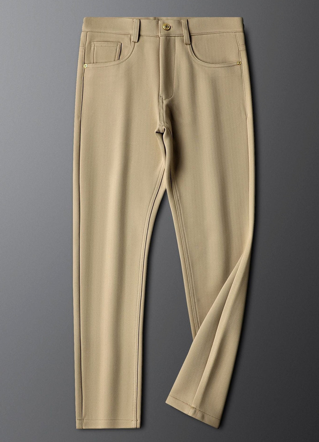 Halvex | Trouser Herringbone Tailored Tonal Crest Embroidery