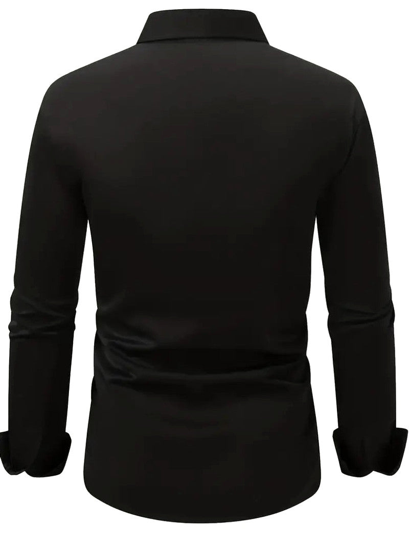Arven | Dress Shirt Pointed Collar Long Sleeve Button-Down
