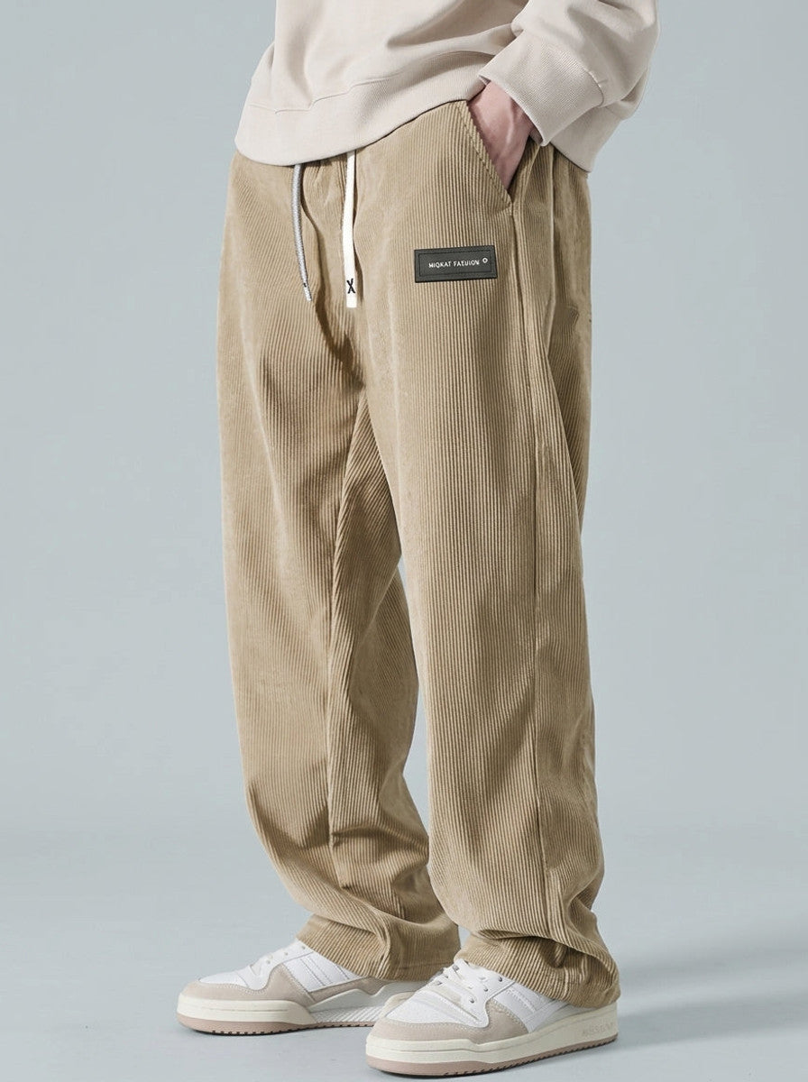 Corduroy Sweatpants — On Model - Lower Body | Generated by Modelize