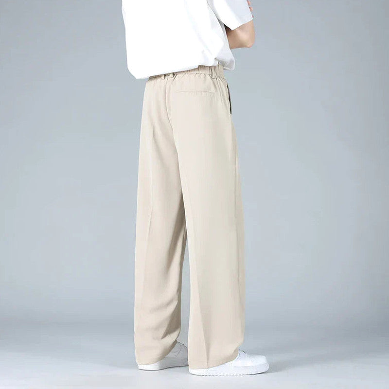 Halwick | Pleated Trouser Relaxed Fit Stretch Woven