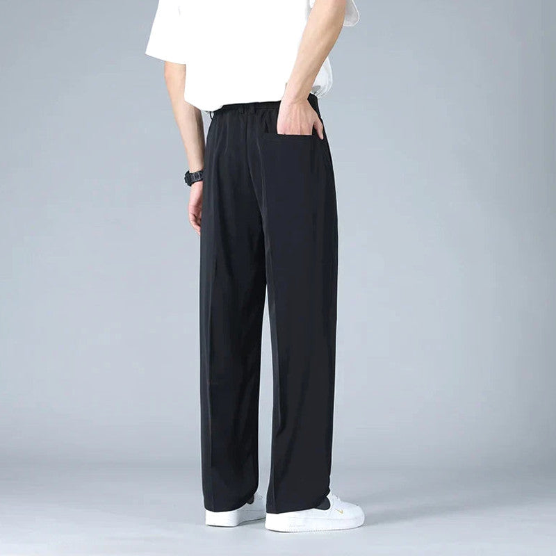 Halwick | Pleated Trouser Relaxed Fit Stretch Woven
