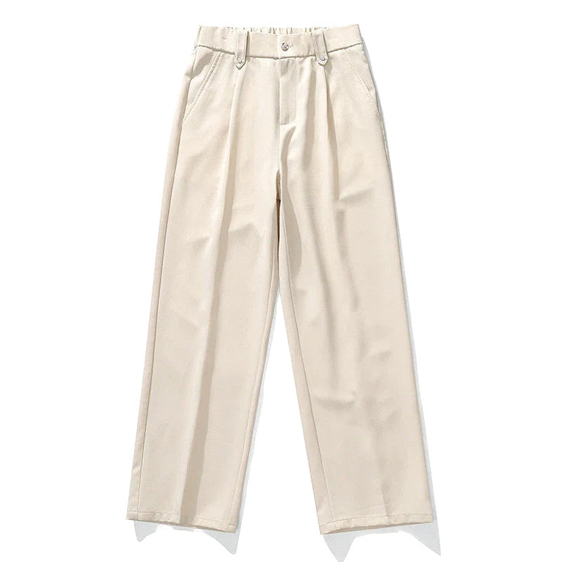 Halwick | Pleated Trouser Relaxed Fit Stretch Woven