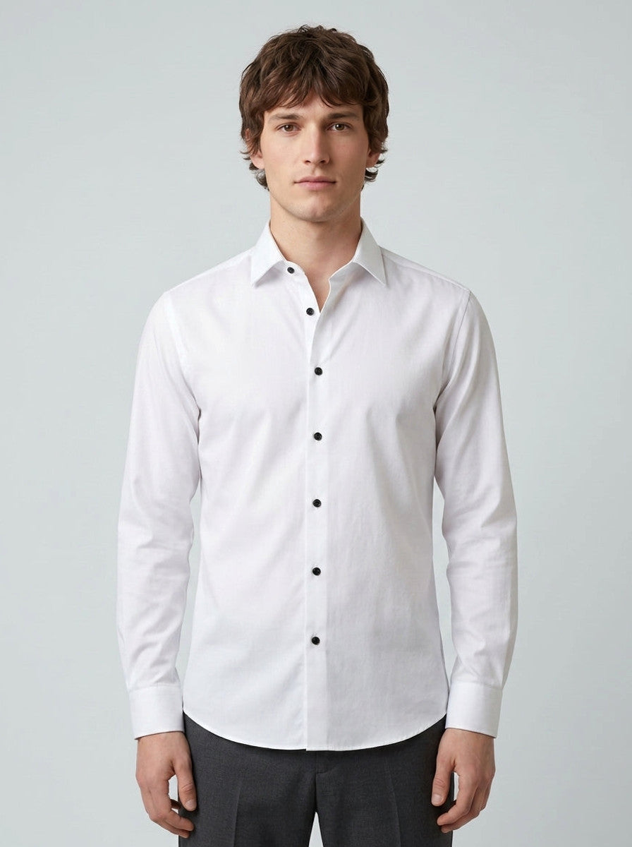 Dress Shirt — On Model - Upper Body | Generated by Modelize