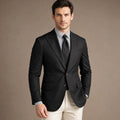Atcon | Blazer Half Lined Neapolitan Cut Black – Product Photo