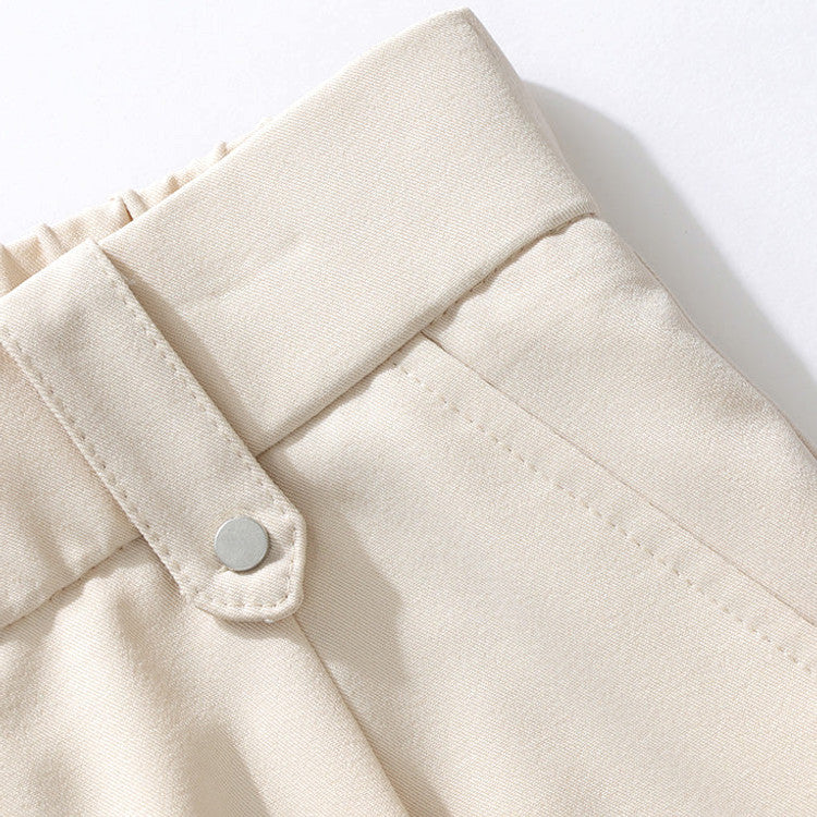 Halwick | Pleated Trouser Relaxed Fit Stretch Woven