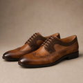 Balron | Oxford Shoes Wingtip Brogue Brown – Product Photo