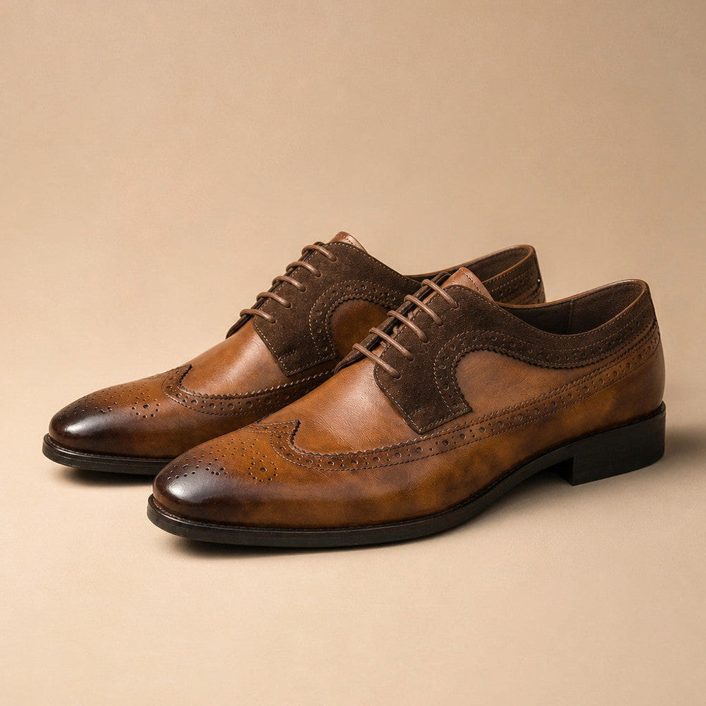 Balron | Oxford Shoes Wingtip Brogue in Brown – Premium Editorial