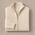 Barven | Knit Tracksuit Full Zip Beige Beige – Product Photo
