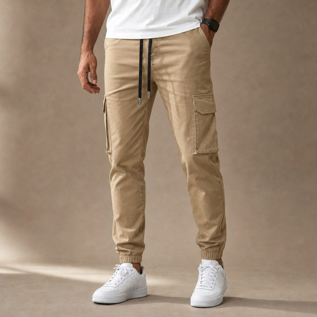 Brackley | Cargo Pants Tapered Jogger Beige – Product Photo