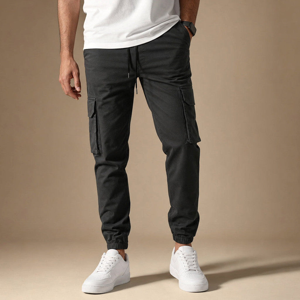 Brackley | Cargo Pants Tapered Jogger Black – Product Photo