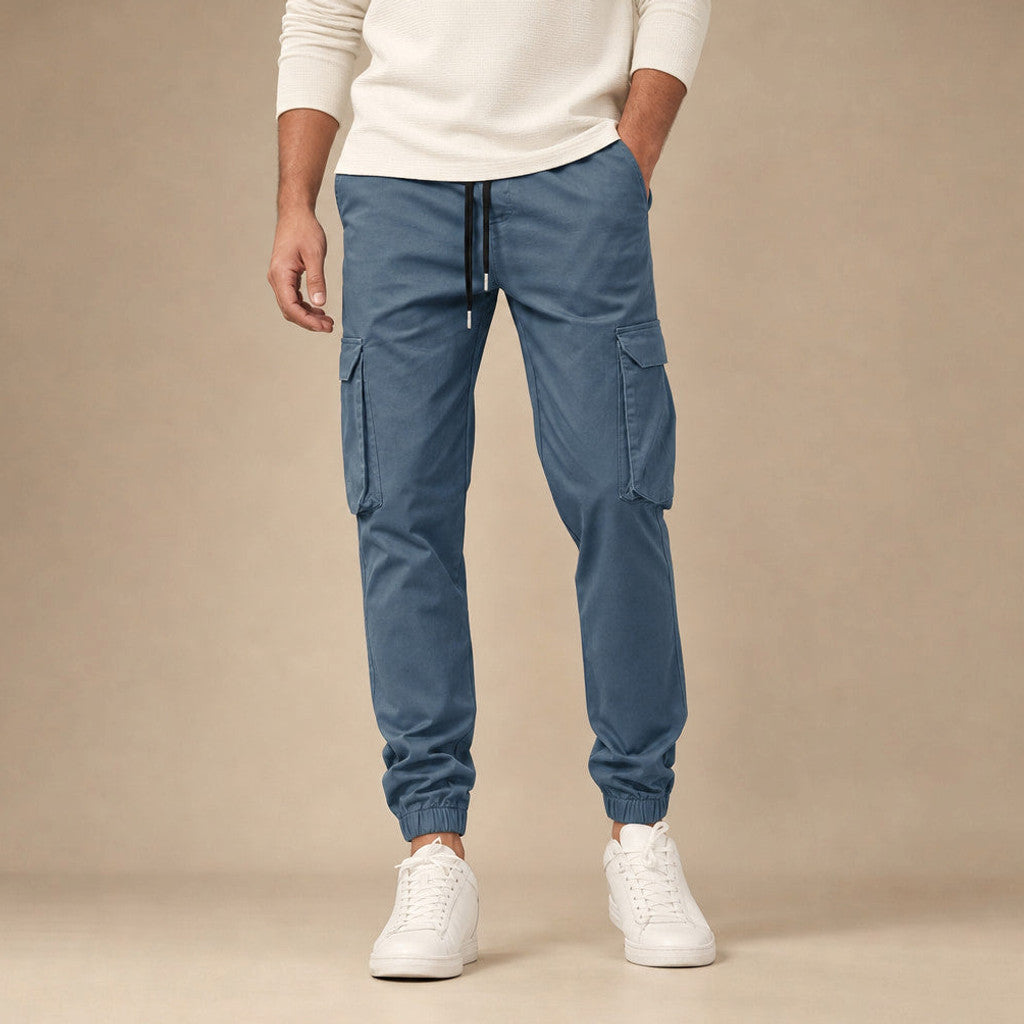 Brackley | Cargo Pants Tapered Jogger Blue – Product Photo