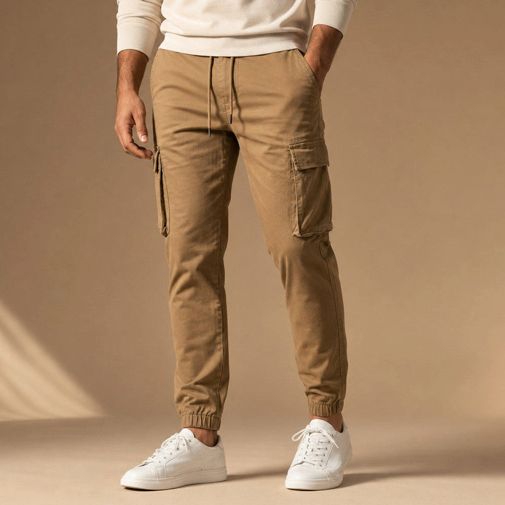 Brackley | Cargo Pants Tapered Jogger Camel – Product Photo