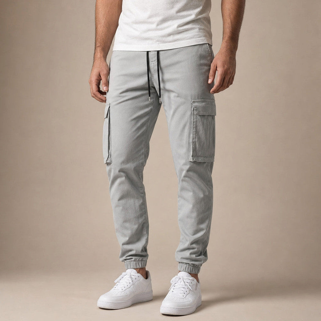 Brackley | Cargo Pants Tapered Jogger in Grey – Premium Editorial