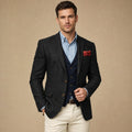 Brudex | Herringbone Blazer Tailored Fit Black – Product Photo
