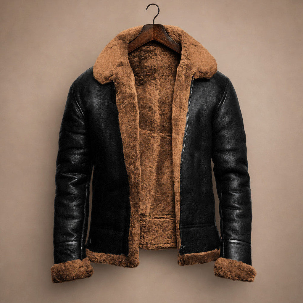 Brudon | Wax Jacket Insulated Winter Brown – Product Photo
