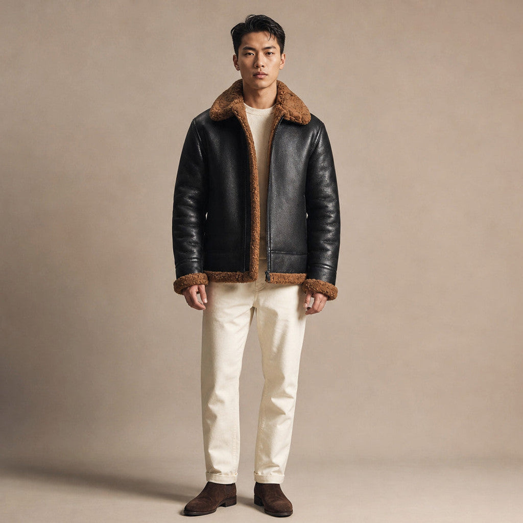 Brudon | Wax Jacket Insulated Winter in Brown – Premium Editorial